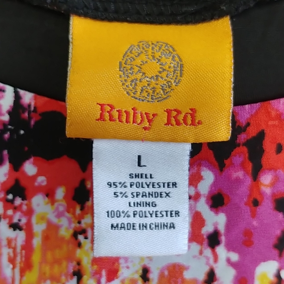 Multicolored Ruby Rd. Dress - Picture 8 of 8